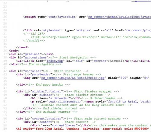 Image d'Audit de site